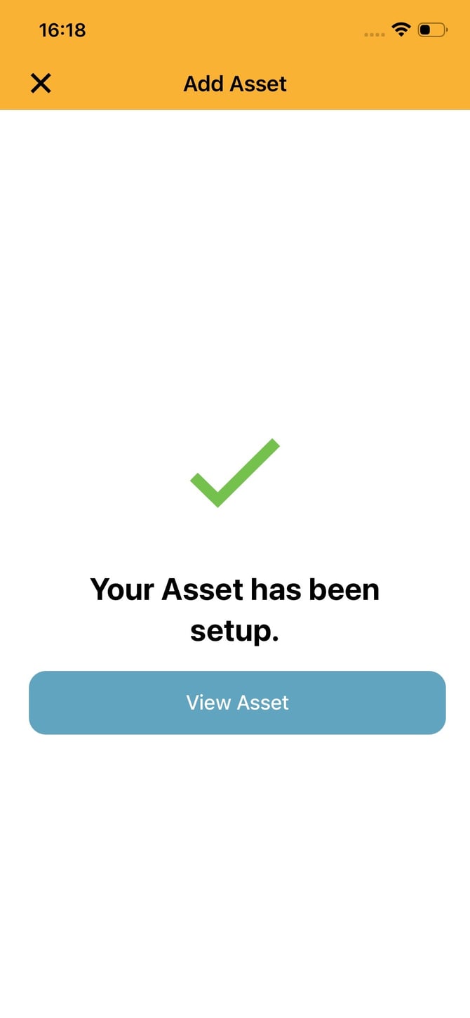 Asset created