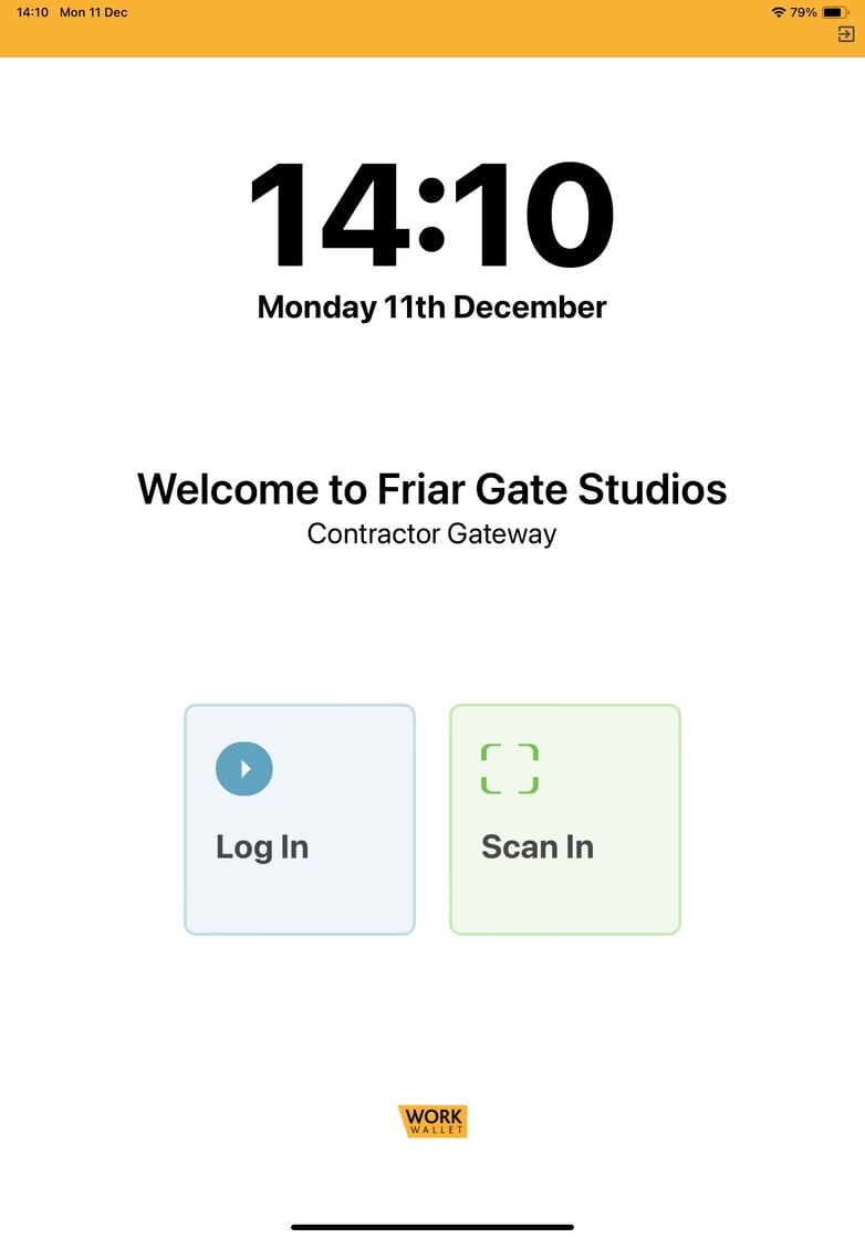 How to Log In/Scan In through the Kiosk