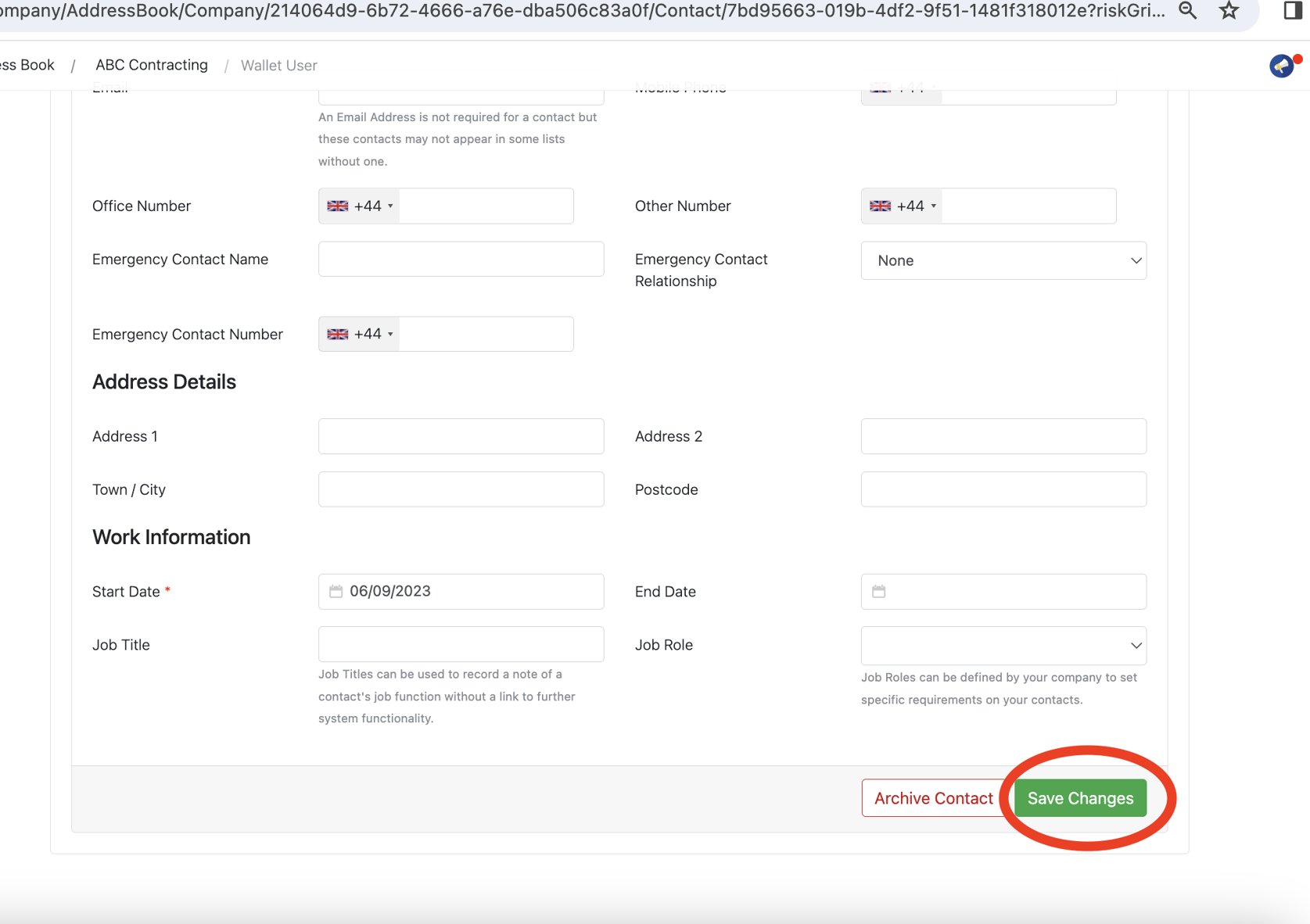 How Do I Add/Change PIN Number For A User & Contact?