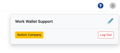 Switch Wallet Screen