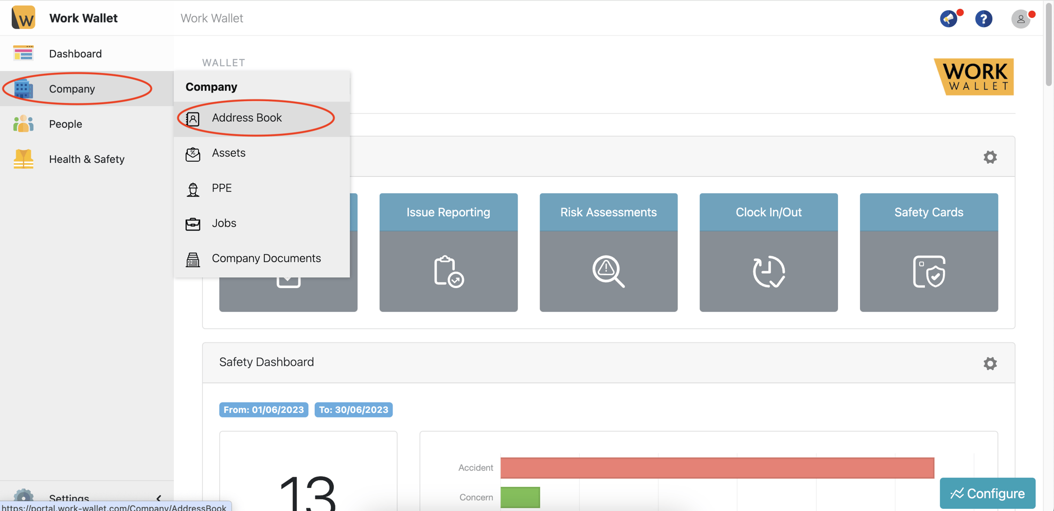 How do I access a Contacts Records?