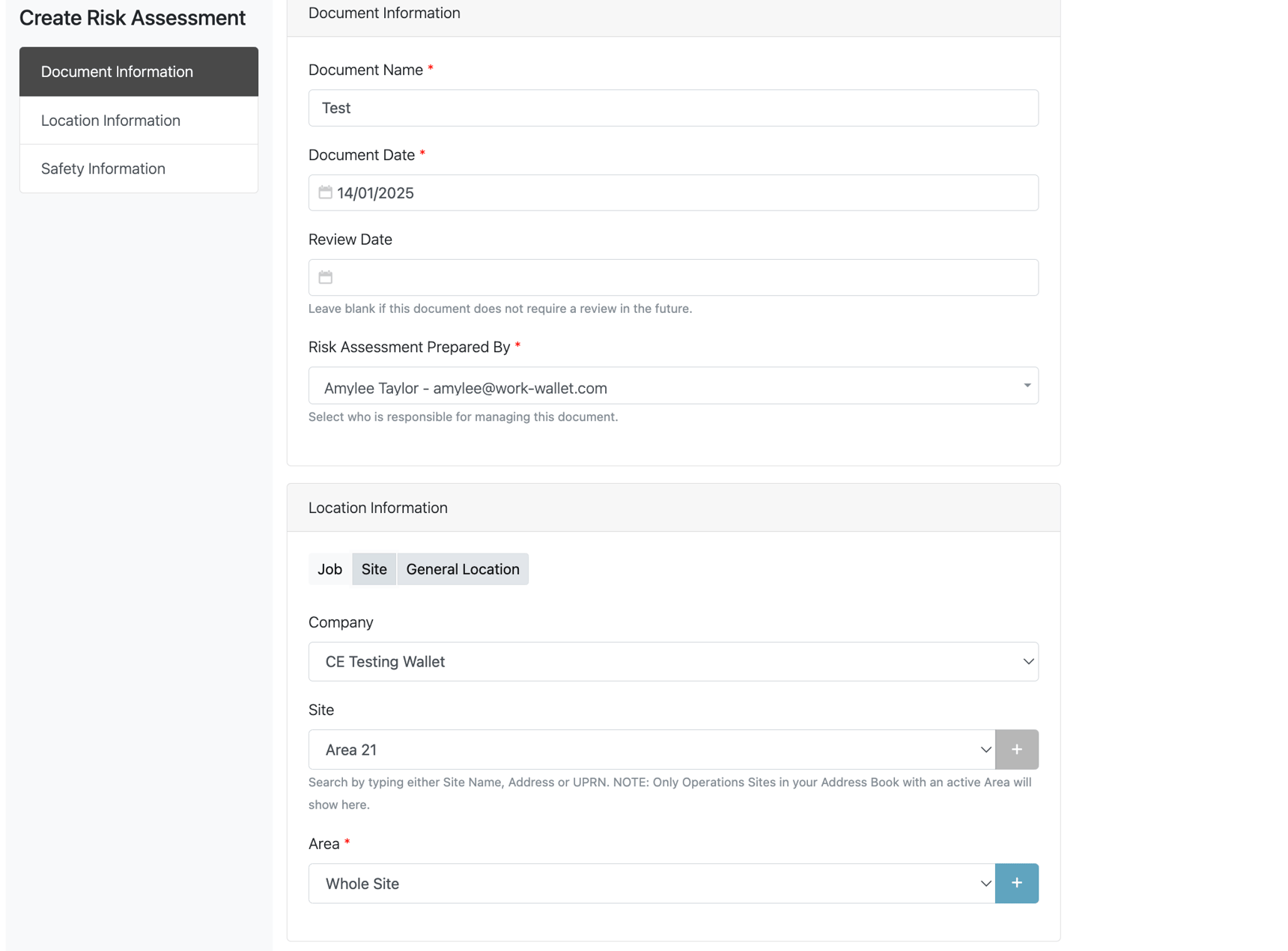 What Is A Reprint Risk How do I copy a Risk Assessment?