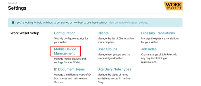 mobile device management