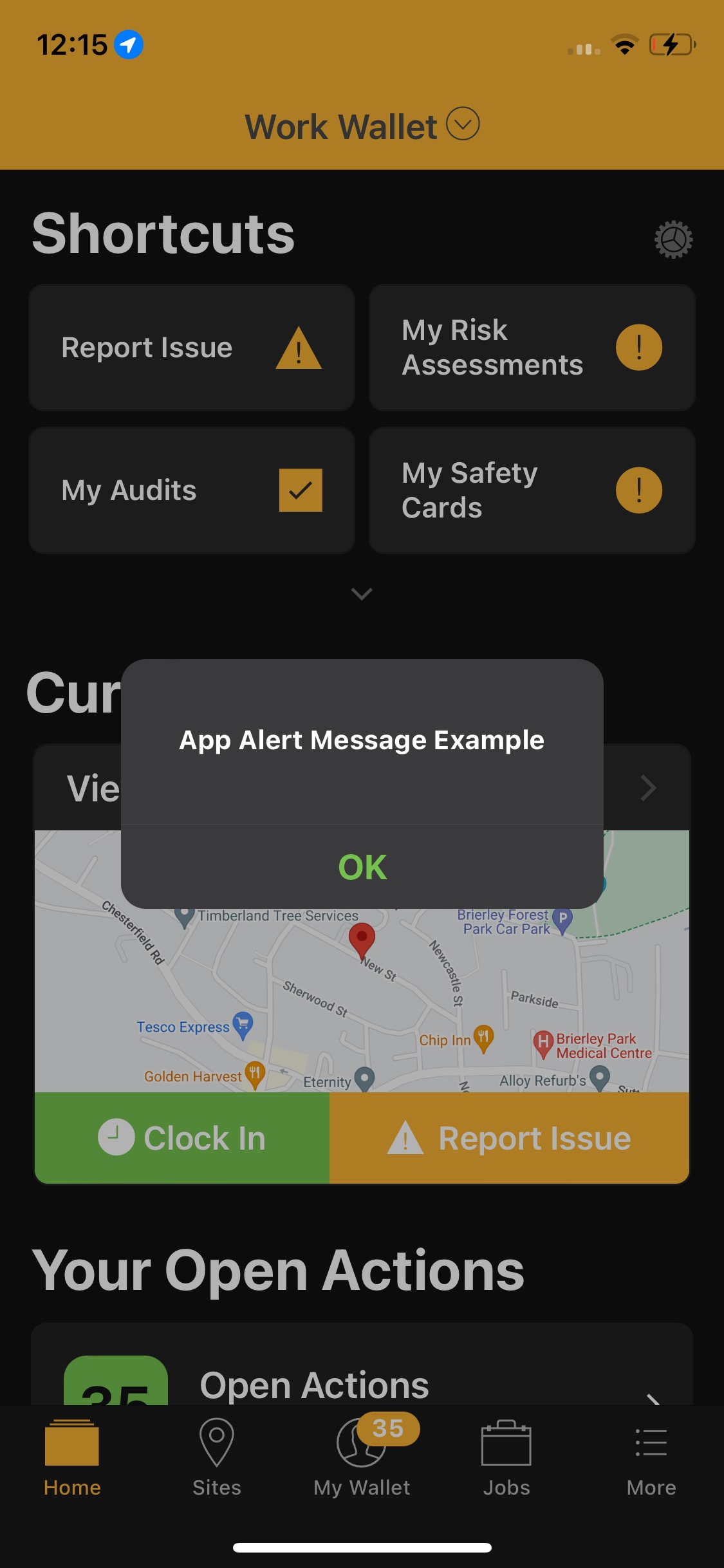 How do I set up an App Alert
